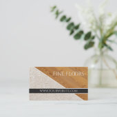 Baugeschäft für Bodeninstallation Visitenkarte (Stehend Vorderseite)