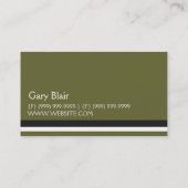 Baugeschäft für Bodeninstallation Visitenkarte (Rückseite)