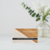 Baugeschäft für Bodeninstallation Visitenkarte (Stehend Vorderseite)