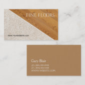 Baugeschäft für Bodeninstallation Visitenkarte (Vorne/Hinten)