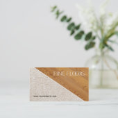 Baugeschäft für Bodeninstallation Visitenkarte (Stehend Vorderseite)