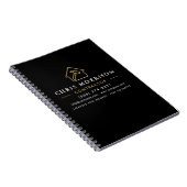 Baugesellschaft Black Gold Notizblock (Rechte Seite)