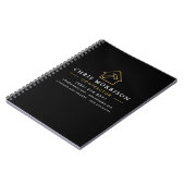 Baugesellschaft Black Gold Notizblock (Linke Seite)