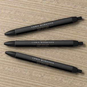 Baugesellschaft Black Gold Pen Kugelschreiber