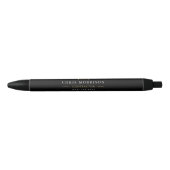 Baugesellschaft Black Gold Pen Kugelschreiber (Vorderseite)