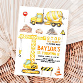 Baugewerbe 8. Geburtstag Einladung