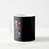 Baugewerbe am 4. Juli viertes Kleinkind B Kaffeetasse (Vorderseite Links)