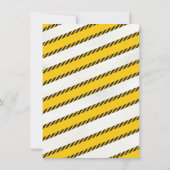 Baugewerbe am Geburtstag: Fünf Wrackball Einladung (Rückseite)