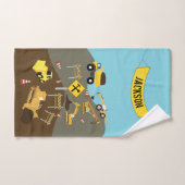 Baugewerbe Badhandtuch Set (Handtuch)