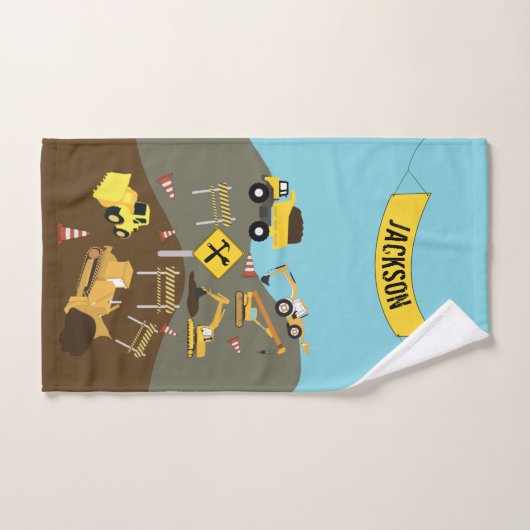 Baugewerbe Badhandtuch Set (Handtuch)