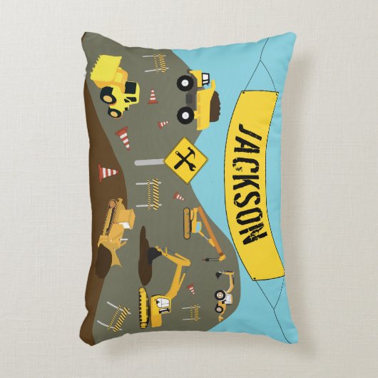 Baugewerbe Dekokissen (Vorderseite(Vertikal))