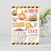 Baugewerbe Einladung (Stehend Vorderseite)