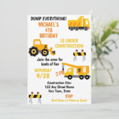 Baugewerbe Einladung (Stehend Vorderseite)