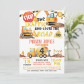 Baugewerbe Einladung (Stehend Vorderseite)