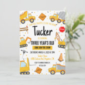 Baugewerbe Einladung (Stehend Vorderseite)