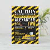 Baugewerbe Einladung (Stehend Vorderseite)