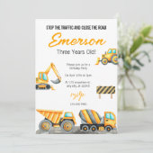 Baugewerbe Einladung (Stehend Vorderseite)