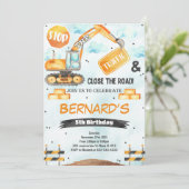 Baugewerbe Einladung (Stehend Vorderseite)