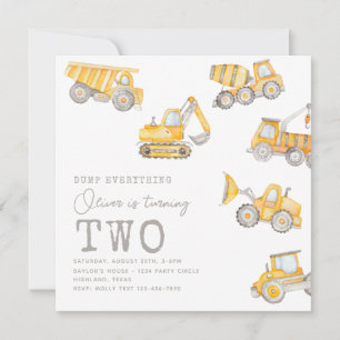 Baugewerbe Einladung zum Geburtstag Bau