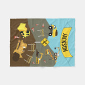 Baugewerbe Fleecedecke (Vorderseite (Horizontal))