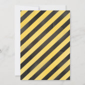 Baugewerbe Geburtstag Einladung Dump Truck Party (Rückseite)