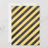 Baugewerbe Geburtstag Einladung Dump Truck Party (Rückseite)