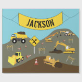 Baugewerbe Geschenkpapier (Flach)