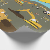 Baugewerbe Geschenkpapier (Ecke)