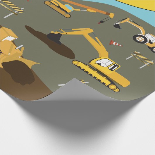 Baugewerbe Geschenkpapier (Ecke)