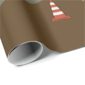 Baugewerbe Geschenkpapier (Rolleneckpunkt)