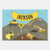 Baugewerbe Geschenkpapier Set (Vorderseite 2)