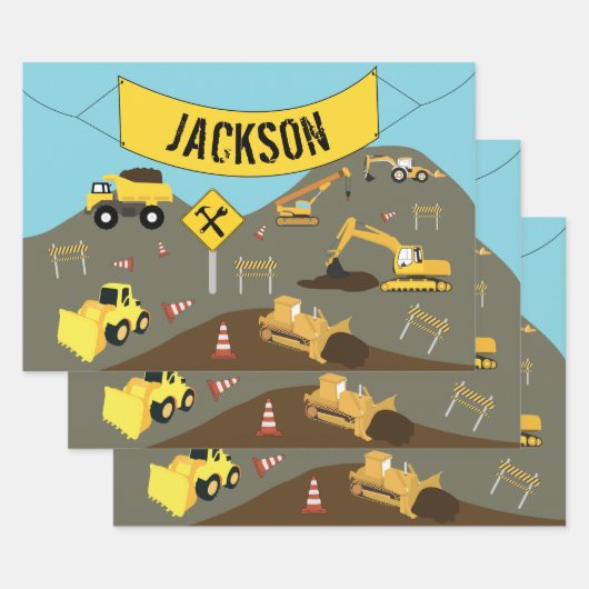 Baugewerbe Geschenkpapier Set (Set)