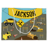 Baugewerbe Große Geschenktüte (Rückseite)