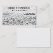 Baugewerbe-Karte Visitenkarte (Vorne/Hinten)