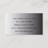 Baugewerbe-Karte Visitenkarte (Rückseite)