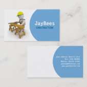 Baugewerbe-Karte Visitenkarte (Vorne/Hinten)