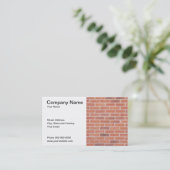 Baugewerbe-Karte Visitenkarte (Stehend Vorderseite)