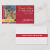Baugewerbe-Karte Visitenkarte (Vorne/Hinten)