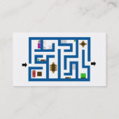 Baugewerbe-Karte Visitenkarte (Rückseite)