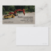 Baugewerbe-Karte Visitenkarte (Vorne/Hinten)