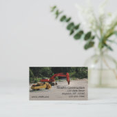 Baugewerbe-Karte Visitenkarte (Stehend Vorderseite)