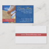 Baugewerbe-Karte Visitenkarte (Vorne/Hinten)
