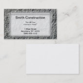 Baugewerbe-Karte Visitenkarte (Vorne/Hinten)