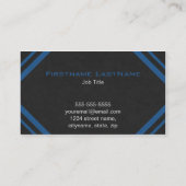 Baugewerbe-Karten in dunkelblauem Visitenkarte (Rückseite)