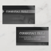 Baugewerbe-Karten-Schmutzmetallpunkte Visitenkarte (Vorne/Hinten)