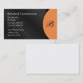 Baugewerbe-Karten Visitenkarte (Vorne/Hinten)