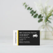 Baugewerbe-Karten Visitenkarte (Stehend Vorderseite)