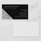 Baugewerbe-Karten Visitenkarte (Vorne/Hinten)
