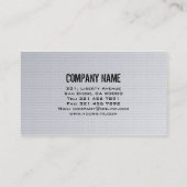 Baugewerbe-Karten Visitenkarte (Rückseite)