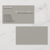 Baugewerbe-Karten Visitenkarte (Vorne/Hinten)